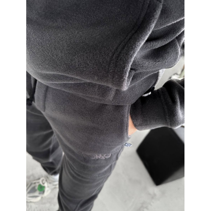 Флісовий oversize костюм з вишивкою