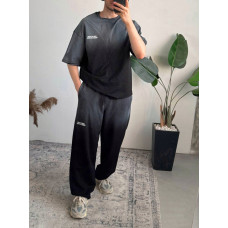 Літній oversize костюм з надписом