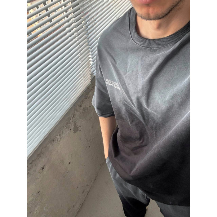 Літній oversize костюм з надписом