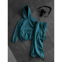 Oversize костюм з вишивкою