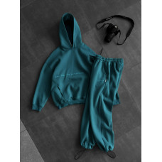Oversize костюм з вишивкою