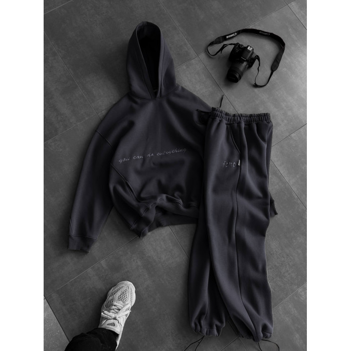 Oversize костюм з вишивкою