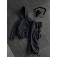Oversize костюм з вишивкою