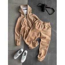 Флісовий oversize костюм з вишивкою