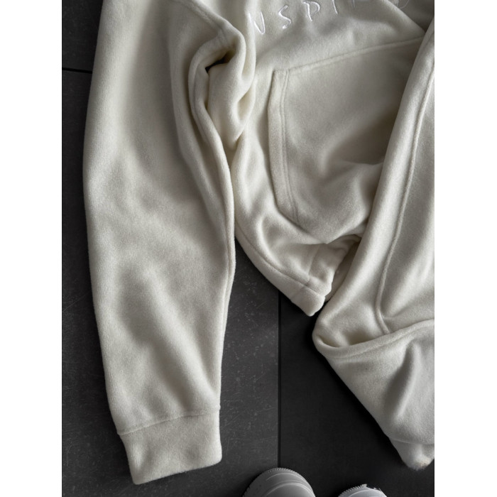 Флісовий oversize костюм з вишивкою