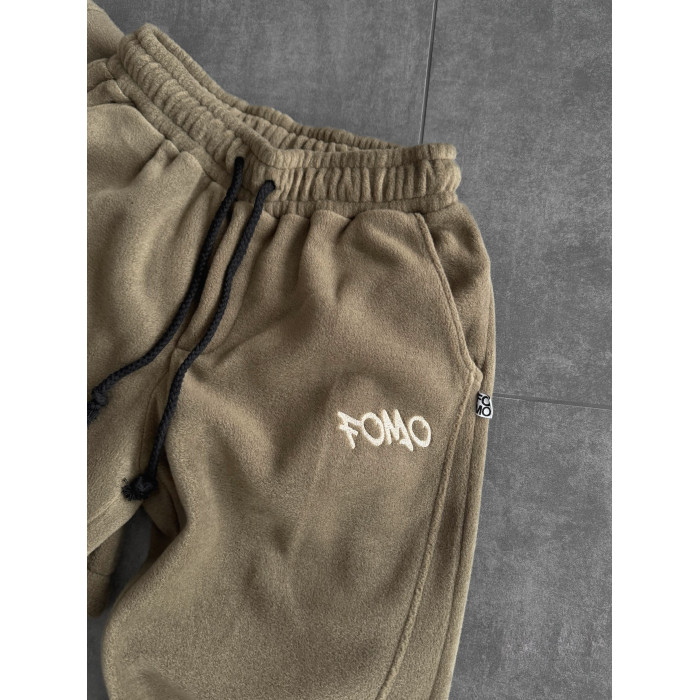 Флісовий oversize костюм з вишивкою