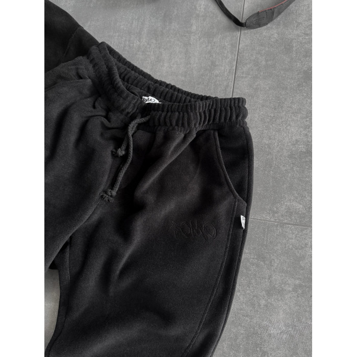 Флісовий oversize костюм з вишивкою