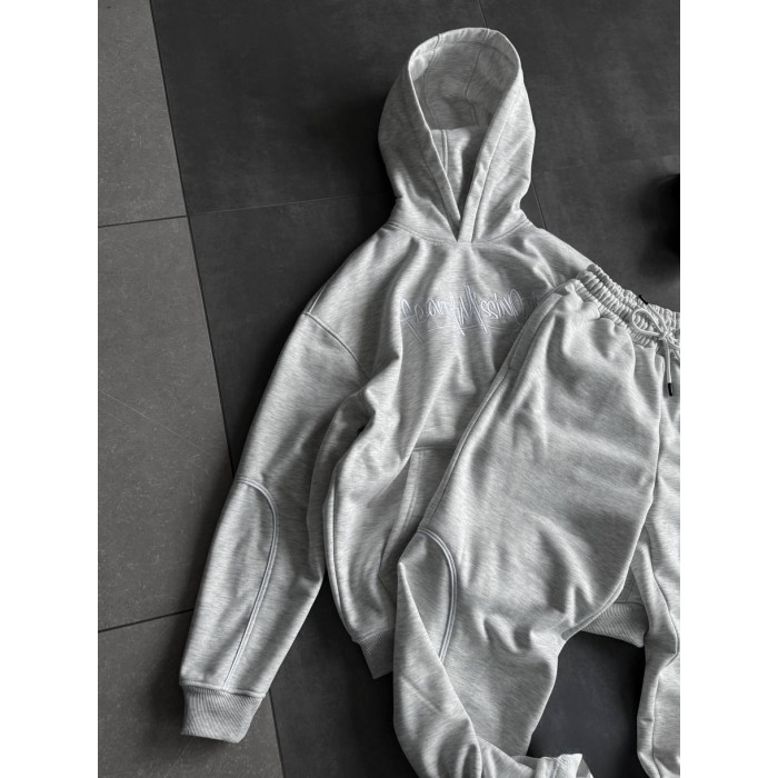 Oversize костюм з вишивкою