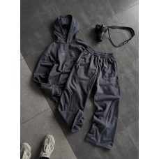 Oversize костюм з вишивкою