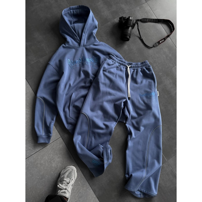 Oversize костюм з вишивкою
