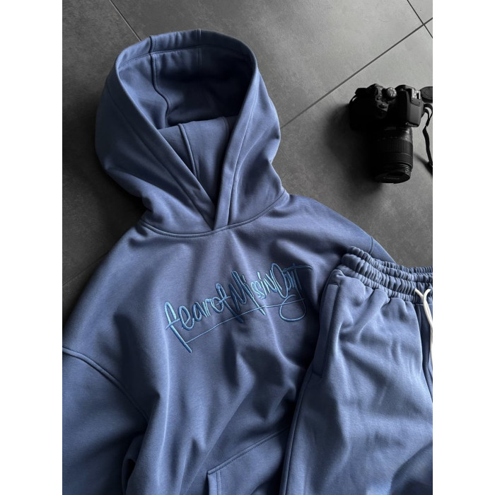 Oversize костюм з вишивкою
