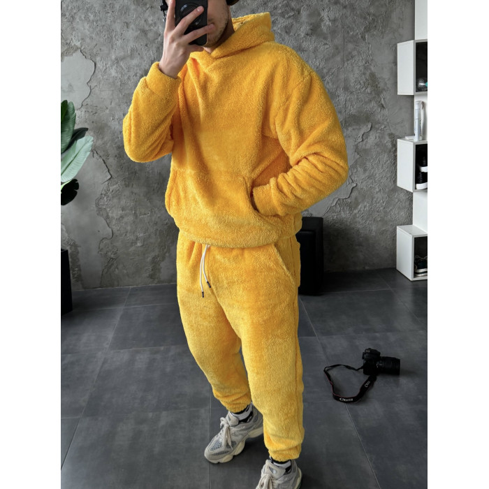 Плюшевий oversize костюм