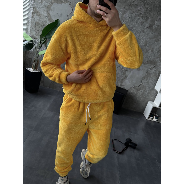 Плюшевий oversize костюм