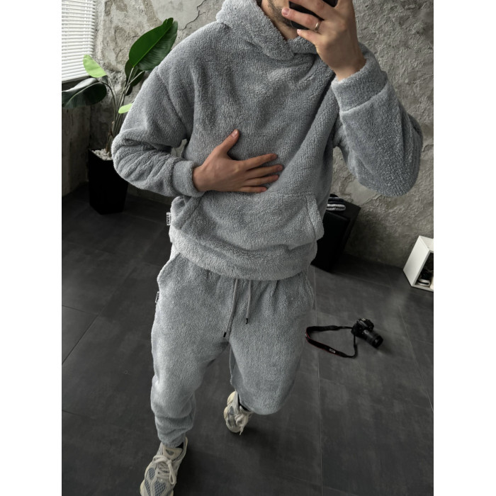 Плюшевий oversize костюм