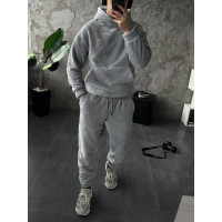 Плюшевий oversize костюм