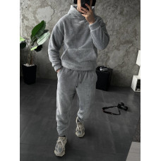 Плюшевий oversize костюм