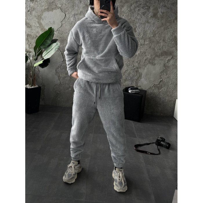 Плюшевий oversize костюм