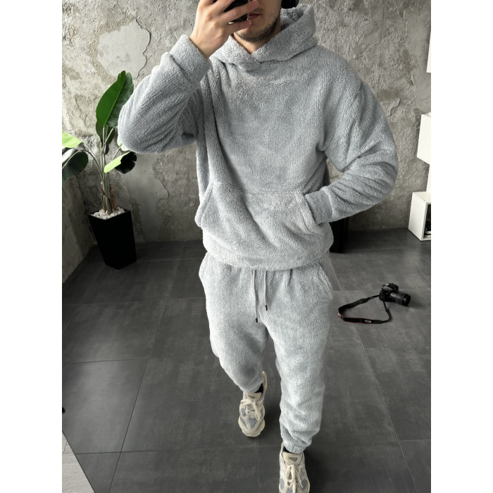 Плюшевий oversize костюм