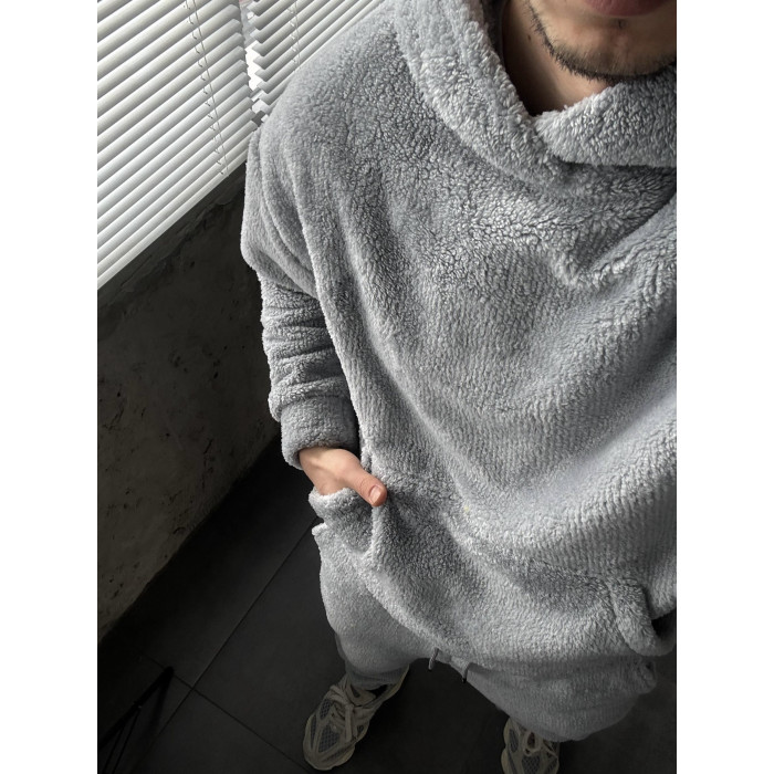 Плюшевий oversize костюм