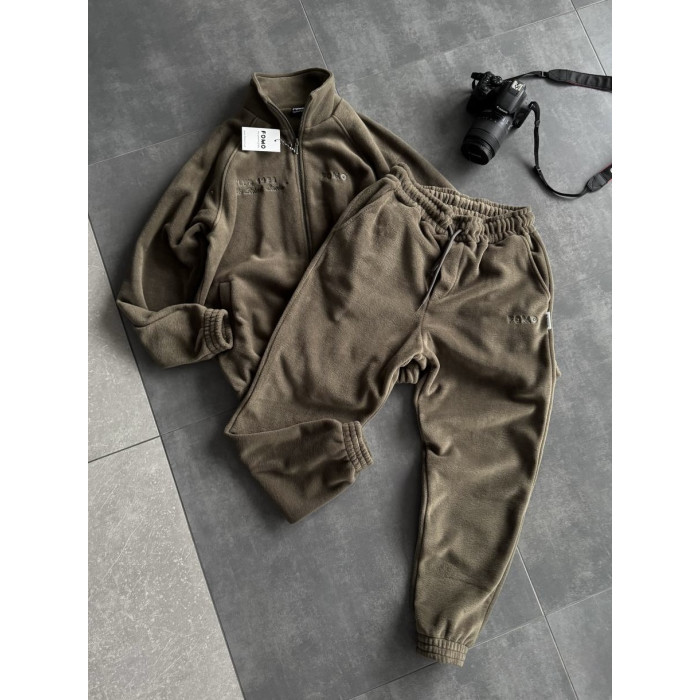 Флісовий oversize костюм