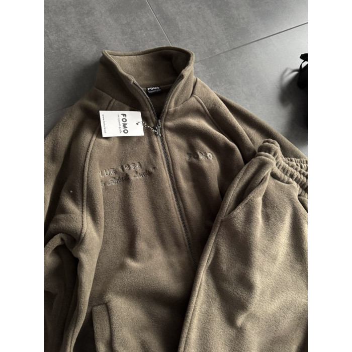 Флісовий oversize костюм