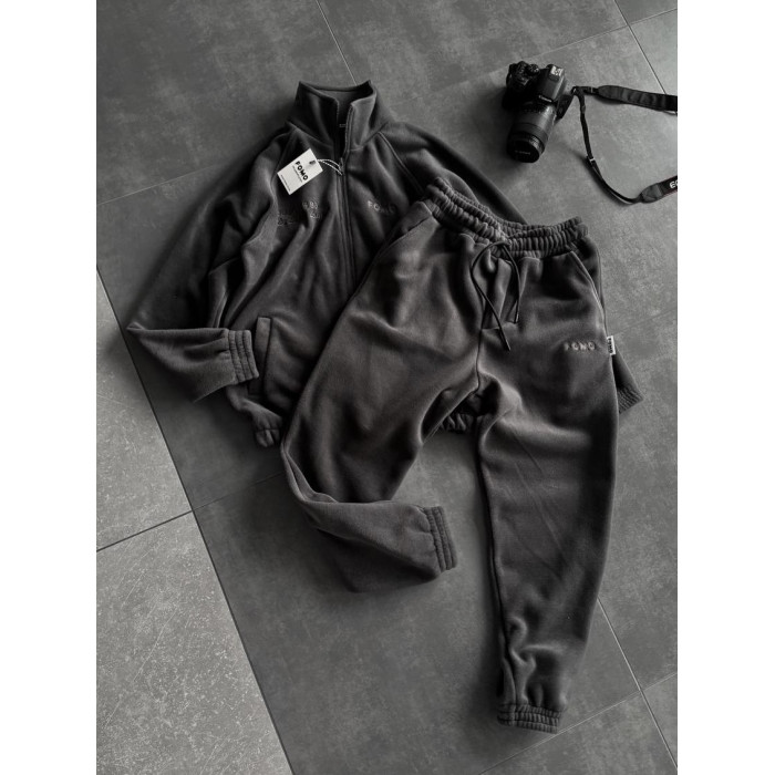 Флісовий oversize костюм