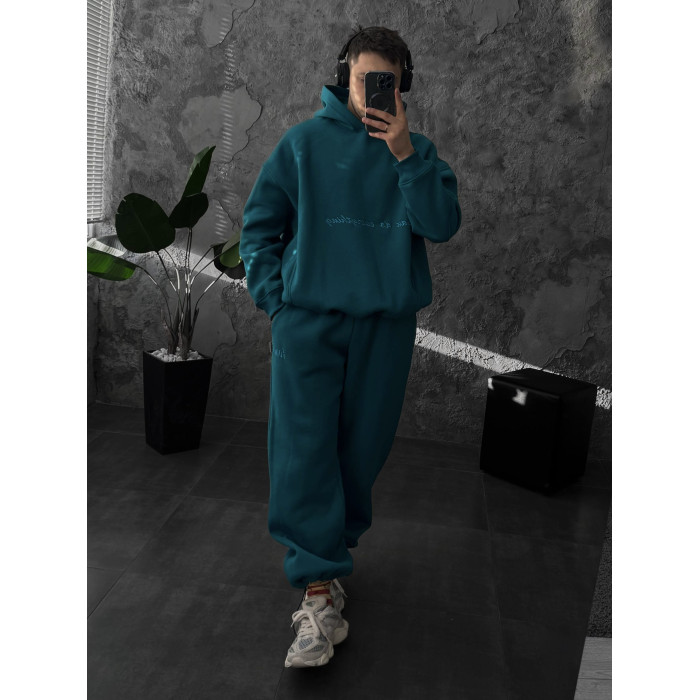 Oversize костюм з вишивкою