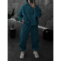 Oversize костюм з вишивкою