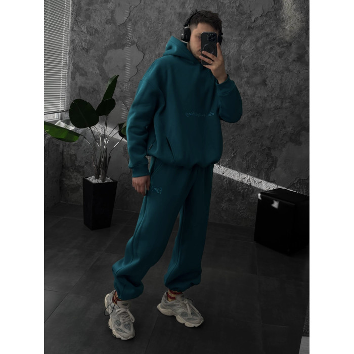 Oversize костюм з вишивкою
