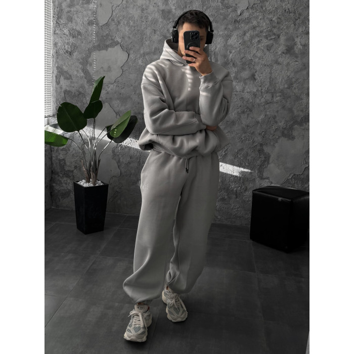 Oversize костюм з вишивкою