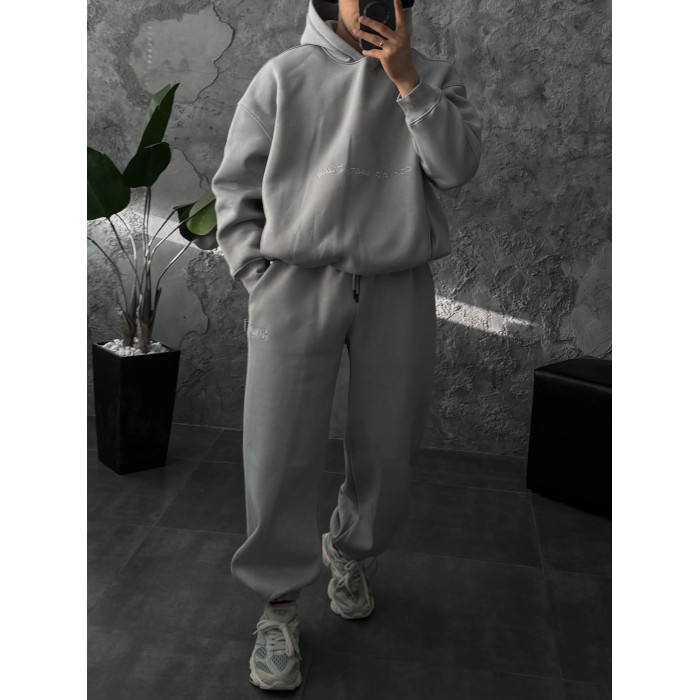 Oversize костюм з вишивкою