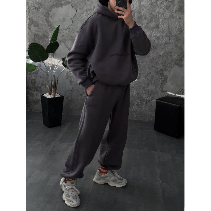 Oversize костюм з вишивкою
