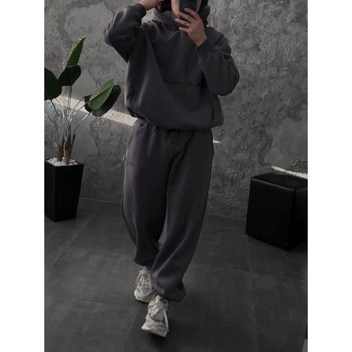 Oversize костюм з вишивкою