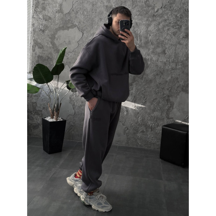 Oversize костюм з вишивкою