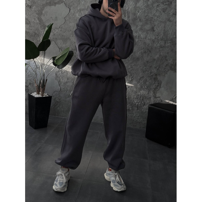 Oversize костюм з вишивкою