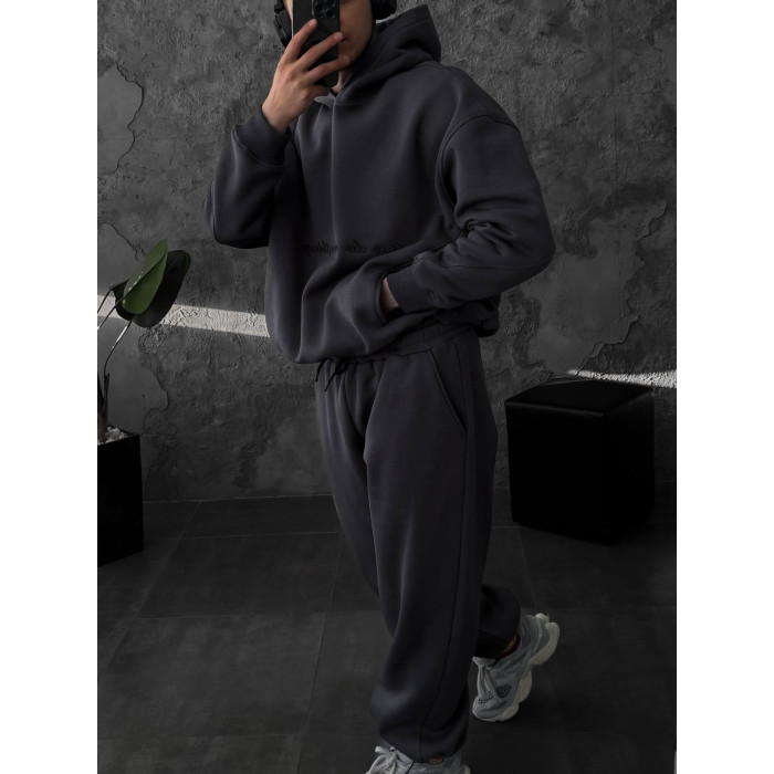 Oversize костюм з вишивкою