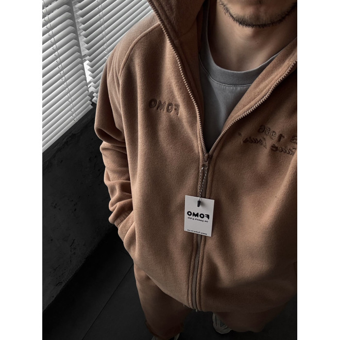 Флісовий oversize костюм