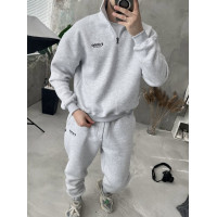Спортивний костюм з надписом на флісі
