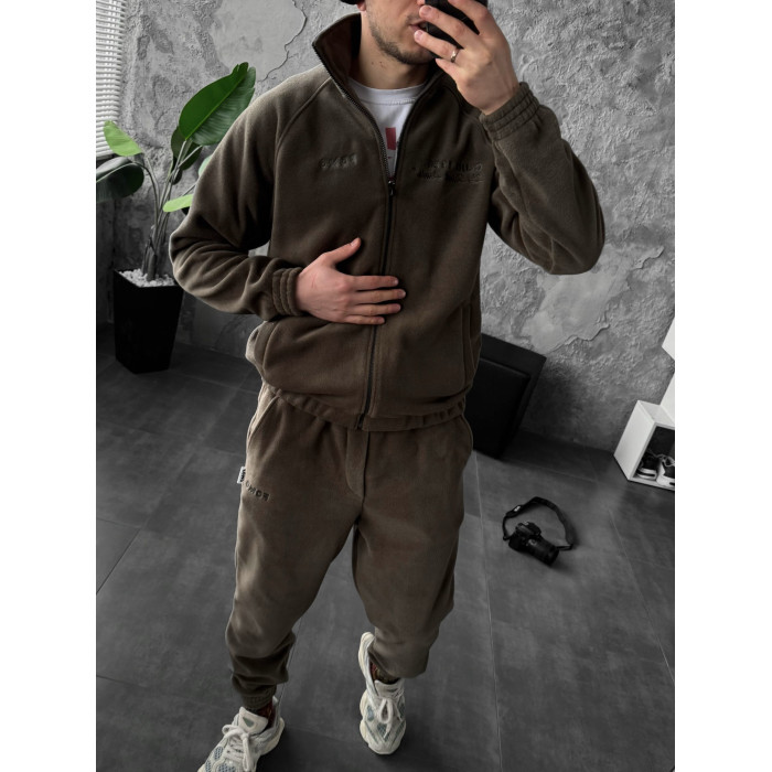 Флісовий oversize костюм