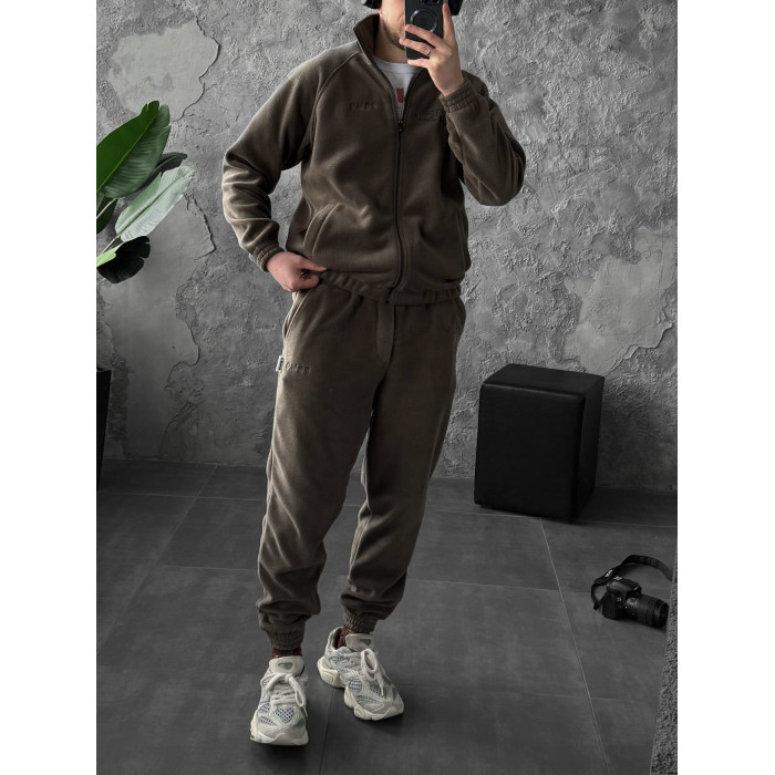 Флісовий oversize костюм