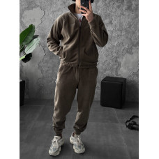 Флісовий oversize костюм