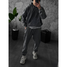 Oversize костюм з вивареної тканини