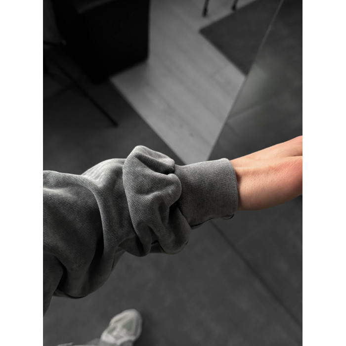 Oversize костюм з вивареної тканини