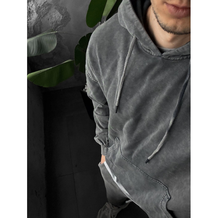 Oversize костюм з вивареної тканини