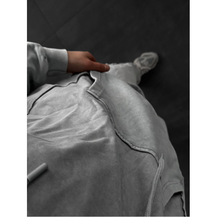 Oversize костюм з вивареної тканини