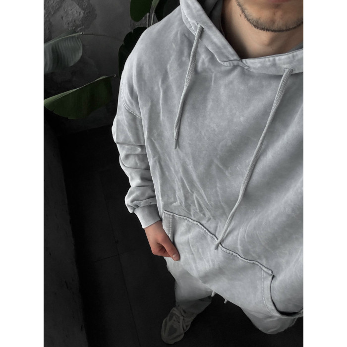Oversize костюм з вивареної тканини