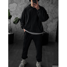 Oversize костюм з вивареної тканини