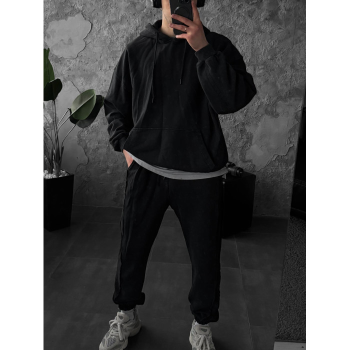Oversize костюм з вивареної тканини