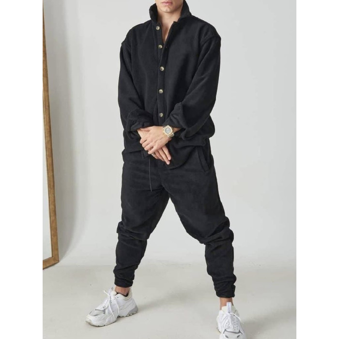 Флісовий oversize костюм