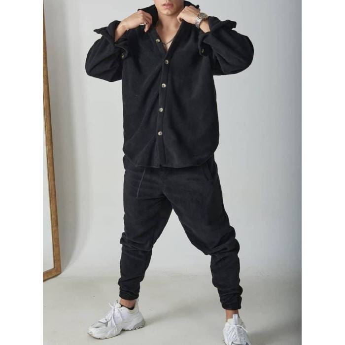 Флісовий oversize костюм